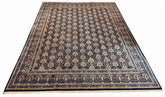 #8202 Vintage Persian Mood in Gul Dan design wool on cotton base